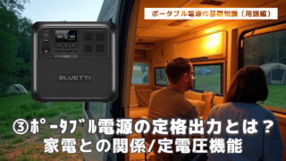 ポータブル電源定格出力とは